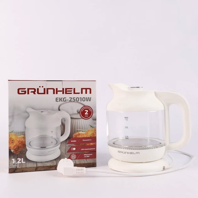Grunhelm EKG-25010W — Електрочайник, фото 4 з 4