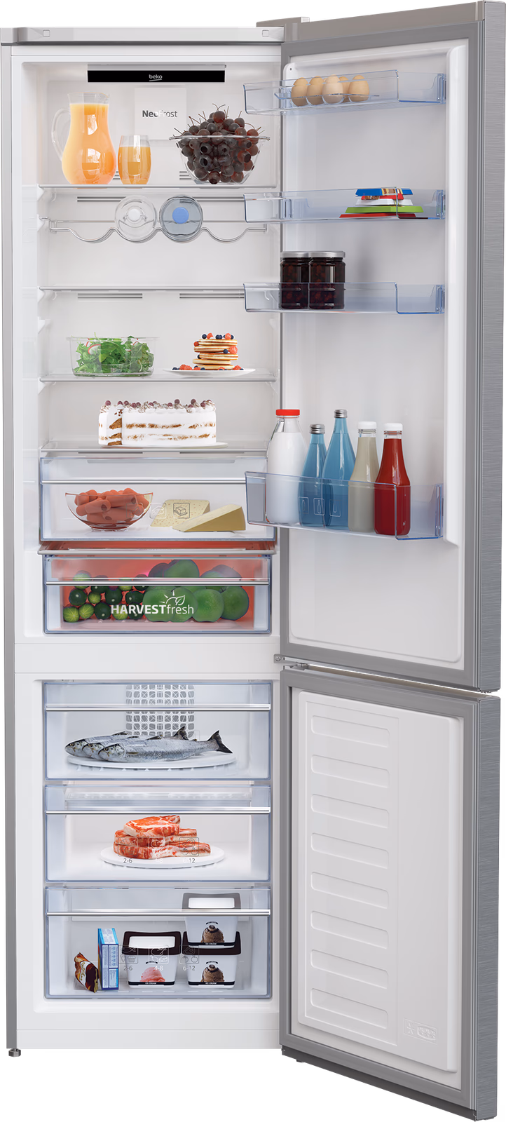 BEKO RCNA406E40X — Холодильник, фото 4 з 8