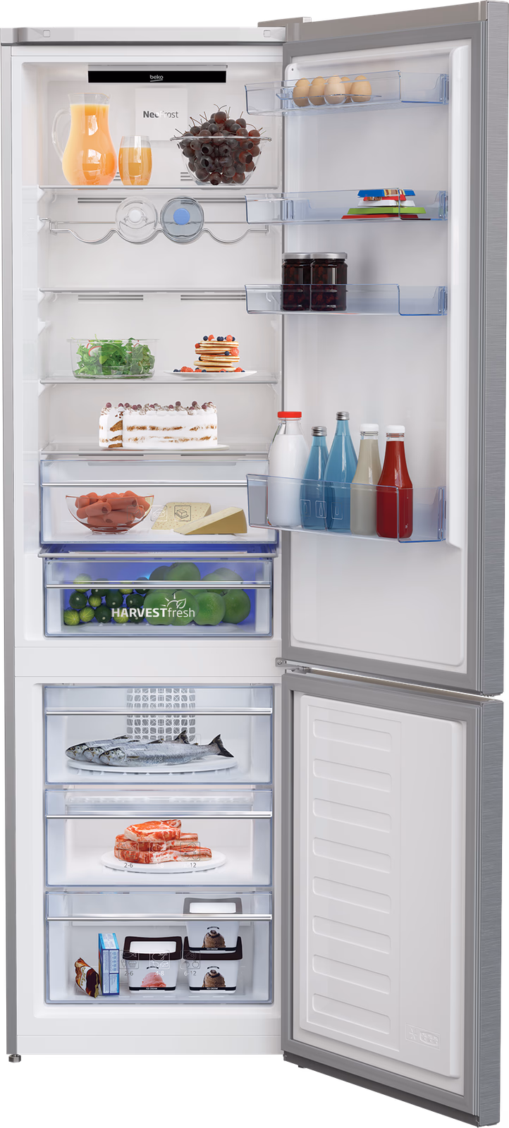 BEKO RCNA406E40X — Холодильник, фото 5 з 8