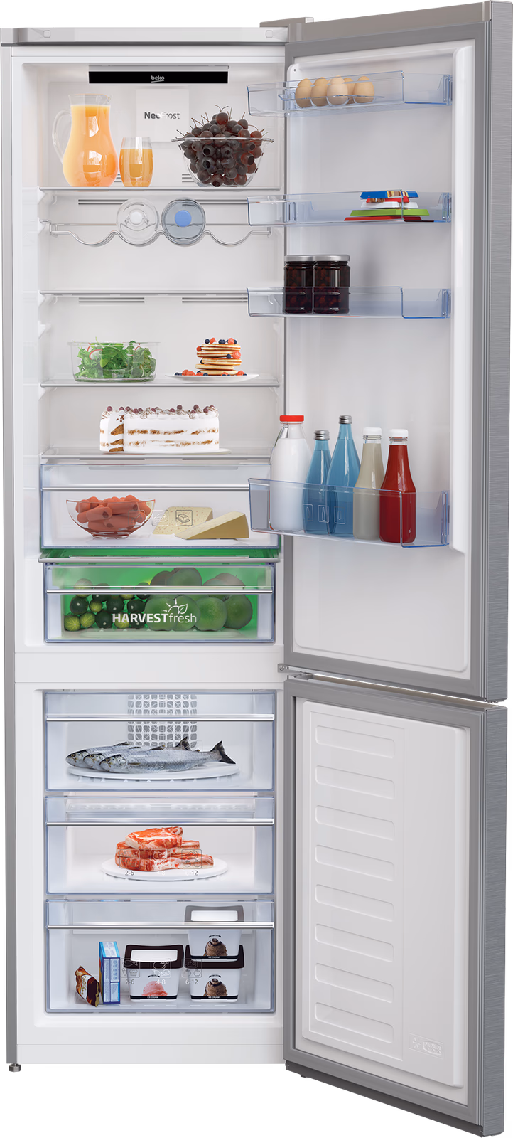 BEKO RCNA406E40X — Холодильник, фото 6 з 8