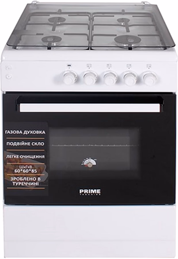 Плита PRIME Technics PSG 64017 W — Кухонна плита