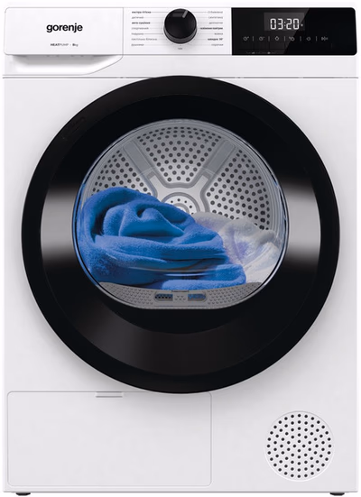 GORENJE DHNE82/UA, Сушильна машина — фото 1 з 2